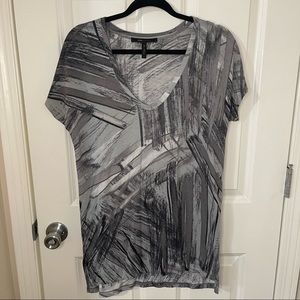 BCBG MaxAzria V-Neck Tunic Tee